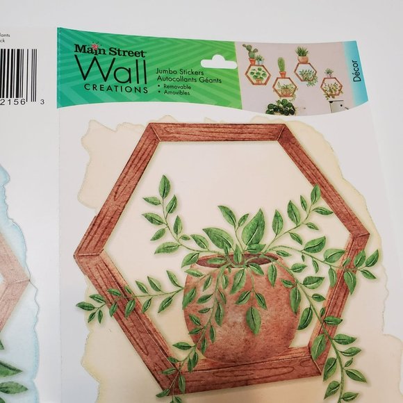 House Plant Wall Art, Succulents Cactus, Wall Stickers Decals, Succulent Decor - Picture 4 of 6